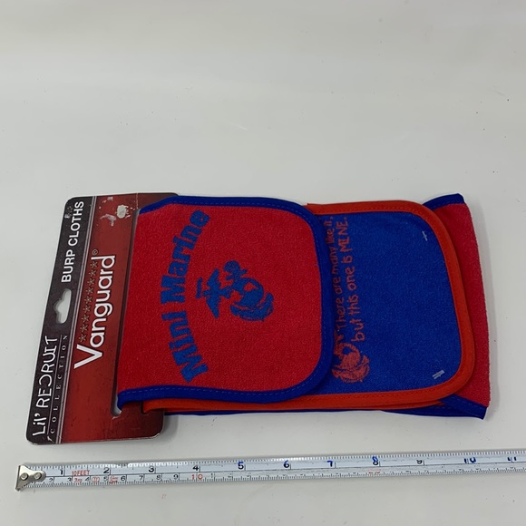 Set of 2 Burp cloths mini marine nwt by vanguard - Picture 14 of 17